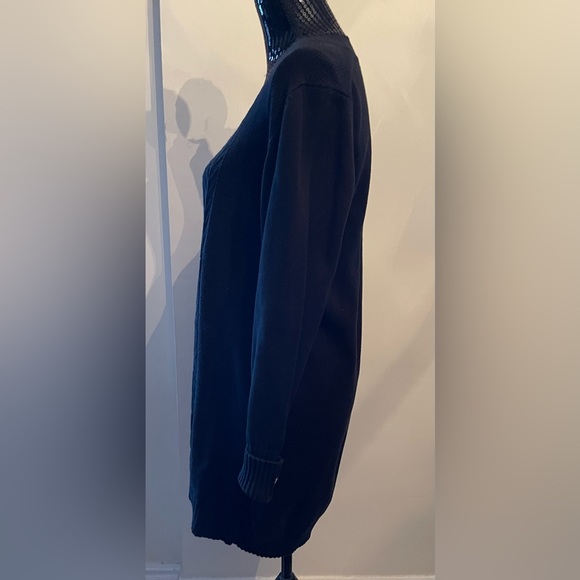 Vintage Tommy Hilfiger Black Sweater Dress Size XL - Picture 3 of 9